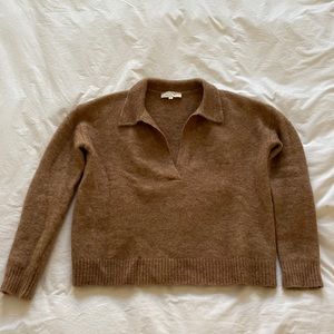 Sezane mohair camel sweater size XS